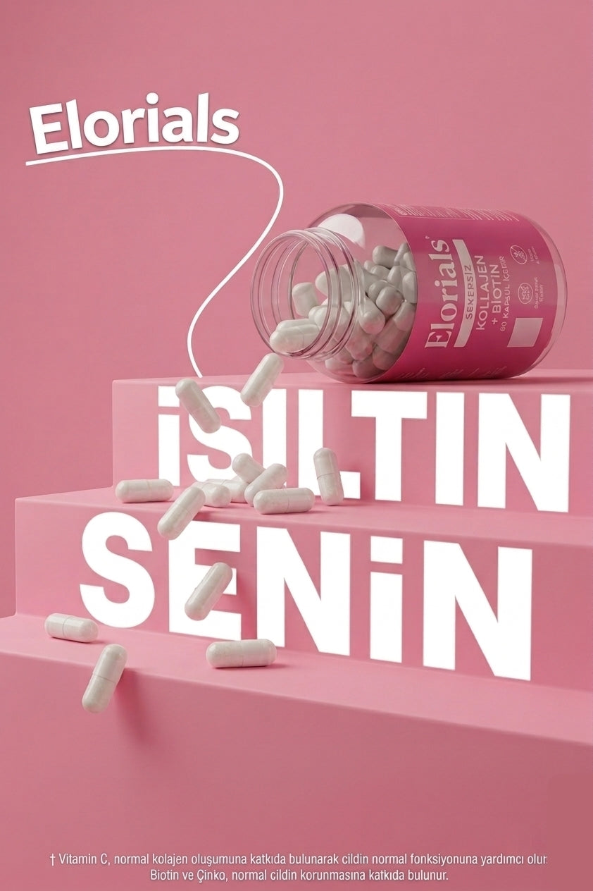 Elorials®  Kolajen & Biotin Desteği